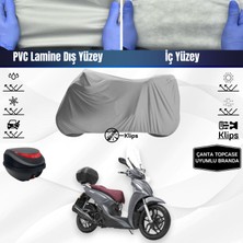 Ultra Shop Kymco People S 150İ Motosiklet Brandası Çanta Topcase Uyumlu Motor Branda