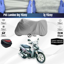 Ultra Shop Kymco Straight 150 Motosiklet Brandası Çanta Topcase Uyumlu Motor Branda