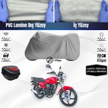 Ultra Shop Kanuni Bs 100 Motosiklet Brandası Çanta Topcase Uyumlu Motor Branda