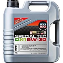 Liqui Moly Special Tec Dx1 5W30 4 Litre Motor Yağı 20968 ( Üretim Yılı: 2023 )