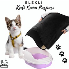 Hasby Elekli Kedi Tuvalet Önü Paspası Kedi Kumu Paspası 45x60 cm