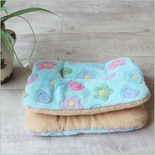 Huoxun Shop B Çiçek Stili 47X33CM Sıcak Yumuşak Polar Evcil Hayvan Matı Seyahat Kedi Kum Köpek Battaniye Yavru Yastık Evcil Pad Köpek Yatağı Cheaze Küçük ve Büyük Köpekler Için (Yurt Dışından)