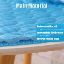 Huoxun Shop B Açık Mavi Stil Xs 40X30CM Köpekler Kediler Için Yazlık Kendinden Soğutmalı Mat, Nefes Alabilen Evcil Hayvan Kafes Ped, Taşınabilir Yıkanabilir Evcil Hayvan Soğutma Battaniyesi (Yurt Dışından)