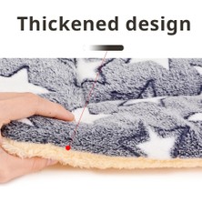 Huoxun Shop B Yıldız Stili 35X29CM Kare Flanel Köpek Yatağı Sıcak ve Nefes Alabilen Yumuşak Yatak Matı - Küçük Orta Büyük Köpekler ve Kediler Için Pet Yatakları (Yurt Dışından)