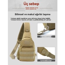 Anxin Shop Erkek Göğüs Çantası Crossbody Çanta Omuz Çantası Erkek Açık Crossbody Çanta Kamuflaj Taktik Göğüs Çantası (Yurt Dışından)