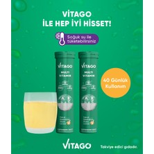 2'li Paket - Vitago Promultivit Multivitamin, Multimineral 20'li Efervesan Tablet