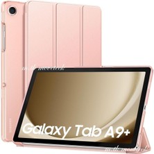 Zennur Samsung Galaxy Tab A9 Plus 11 Inç Kılıf Akıllı Smart Uyku Modlu Standlı Şeffaf Smart Kapaklı SM-X210