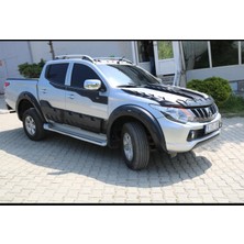 Cappafe Mitsubishi L200 2015-2019 Arası Çamurluk Üstü 4 Parça Dodik