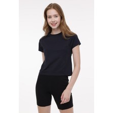 Lumberjack Wl Lydıa 11GFP920 4fx Siyah Kadın Kısa Kol T-Shirt