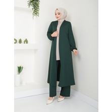 Ayşe Melek Tasarım 3 Parça Tesettür Takım 2649