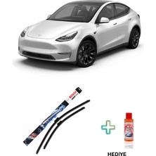 Bosch Tesla Model Y Bosch Aerotwin Serisi Silecek Takımı + Cam Şampuanı Hediyeli