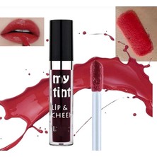 Trend Vitrin Dudak ve Yanağa Uygulanabilen Ruj ve Allık Kırmızı Tint Lip And Cheek