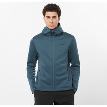 Salomon ESSENTIAL Erkek Kapüşonlu Polar Midnight Navy LC2328800