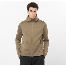 Salomon Essential Erkek Kapüşonlu Polar - Kahve