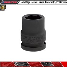 İzeltaş Altı Köşe Havalı Lokma Anahtar 1/2” 22 mm