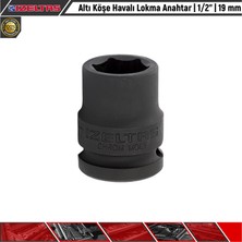 İzeltaş Altı Köşe Havalı Lokma Anahtar 1/2” 19 mm