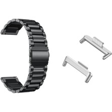 Ekoodukkan Huawei Watch Fit 3 Uyumlu Paslanmaz Çelik Metal Kordon Kayış
