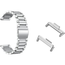 Ekoodukkan Huawei Watch Fit 3 Uyumlu Paslanmaz Çelik Metal Kordon Kayış