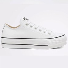 Converse Chuck Taylor All Star Lift Unisex Beyaz Deri Platform Sneaker.102