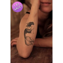 BP Tattoo 1 Ay Kalıcı Mermaid Tattoo Geçici Kadın Dövme