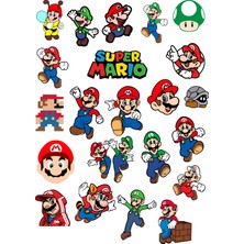 Fun Life Super Mario 146 Parça Sticker Seti