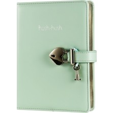 Victoria's Journals Hush Hush Pastel Yeşil Kilitli Defter ve Kalem Çantası Seti