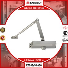 Kale Kilit Güç Ayarlı Kapı Hidroliği 2-5 Numara 25-120 kg KD002 50-400