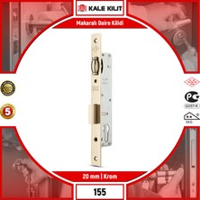 Kale Kilit Makaralı Daire Kilidi 155 20 mm Krom 15520000005