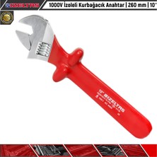 İzeltaş 1000V İzoleli Kurbağacık Anahtar 260 mm 10"