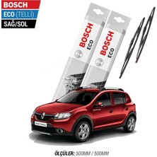 Bosch Dacia Sandero 2011 Model Silecek Takımı Bosch Eco (Telli)