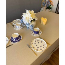 Calina Home Bej Renkli Leke Tutmaz, Su Geçirmez Masa Örtüsü