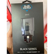 SG47 25W Pd Type-C To Type-C Siyah Şarj Aleti