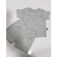 Bebek Pijama Takımı Kısakol Şort Grimelanj Yenidoğan  Çocuk Pijama