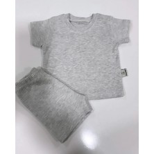 Bebek Pijama Takımı Kısakol Şort Grimelanj Yenidoğan  Çocuk Pijama