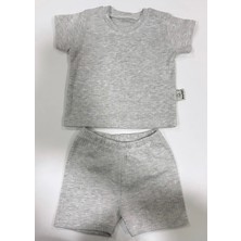 Bebek Pijama Takımı Kısakol Şort Grimelanj Yenidoğan  Çocuk Pijama
