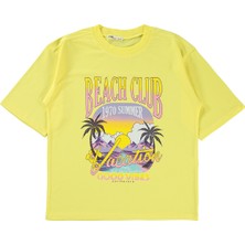 Civil Girls Kız Çocuk Tişört 10-13 Yaş Sarı