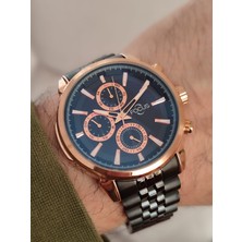 Focus Erkek Kol Saati Fonksiyonlu Takvimli Çelik Kordonlu 2087