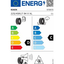 Riken 225/45 R17 94V Xl All Season Oto Dört Mevsim Lastiği (Üretim Yılı: 2024)