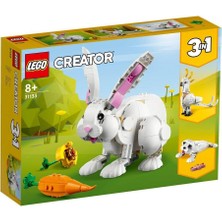 31133 LEGO Creator 3in1 - Beyaz Tavşan 258 Parça +8 Yaş