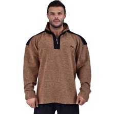 Big Sam Kahverengi Oduncu Kışlık Body Sweatshirt Big Sam 4604