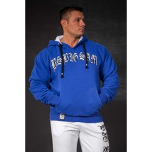 Big Sam Saks Mavi Kapşonlu Sweatshirt Big Sam 4682