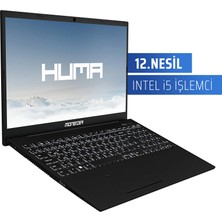 Monster HUMA H5 V4.1.3 Black Intel Core i5 1235U 8 GB RAM 500 GB SSD FreeDOS 15,6" FHD 120 Hz Taşınabilir Bilgisayar