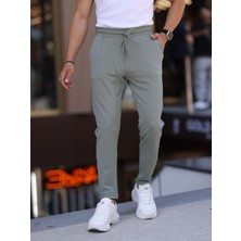 Tükato Erkek Yandan Cepli Beli Lastikli Bağcıklı Relaxed Fit Rahat Kesim Jogger Pantolon