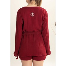 Arinnaside Kadın Günlük ve Yazlık Kısa Kruvaze Kimono