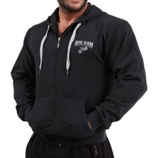 Big Sam Slim Fit Antrasit Kapşonlu Eşofman Üstü Big Sam 3577