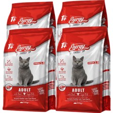 Energy Sığır Etli Yetişkin Kedi Maması 500 G - 4 Adet