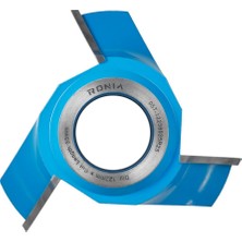 Ronia Ahşap Freze Bıçağı  05T-12238035R25 Sert Metal Plaketli Balık Sırtı Freze Ucu 35 mm