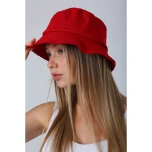 Remsa Mayo Pamuk Bucket Şapka RŞ-110 Kırmızı
