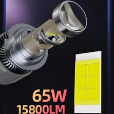 Mega Oto Market H7 Xenon LED A80 Mini Ultra Beyaz Renk 12V-24V