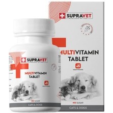 Supravet Kedi ve Köpekler Için Multivitamin Tablet 75 Adet